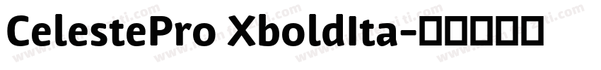 CelestePro XboldIta字体转换